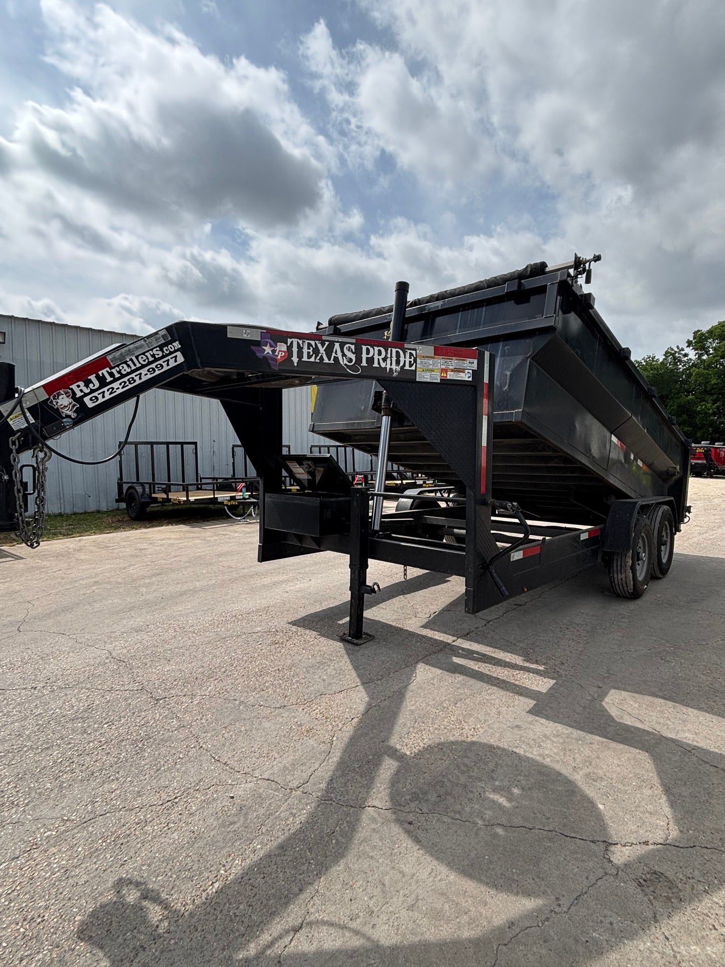 7 x 14' GN Dump Trailer Texas Pride #28790 - Used