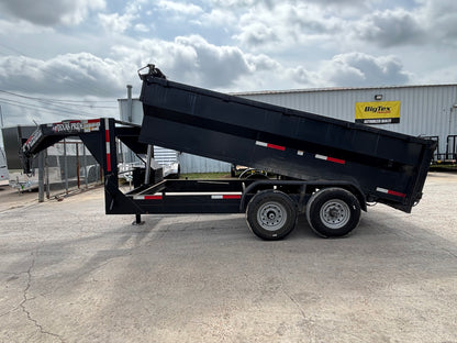 7 x 14' GN Dump Trailer Texas Pride #28790 - Used
