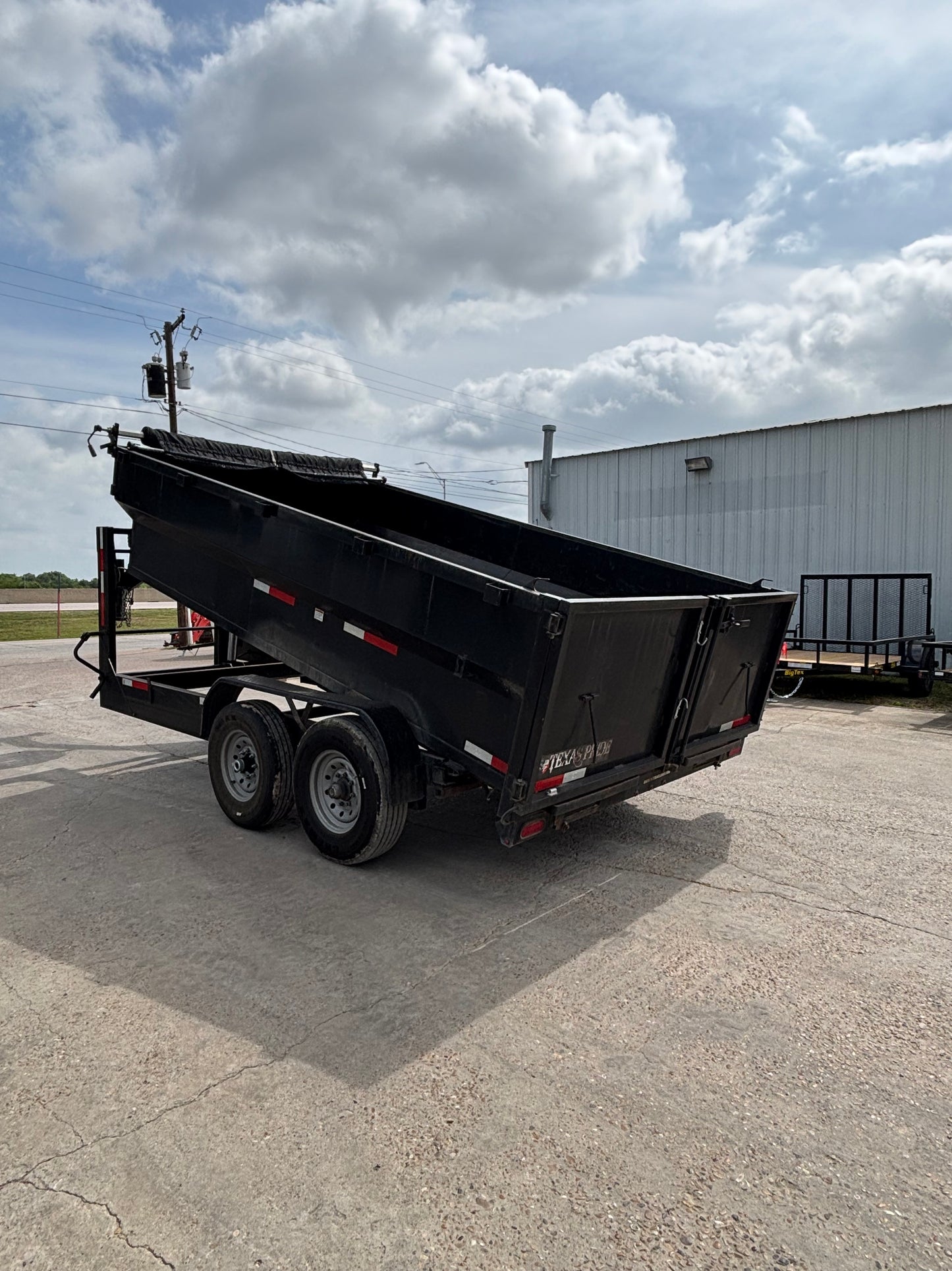 7 x 14' GN Dump Trailer Texas Pride #28790 - Used