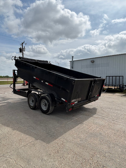 7 x 14' GN Dump Trailer Texas Pride #28790 - Used