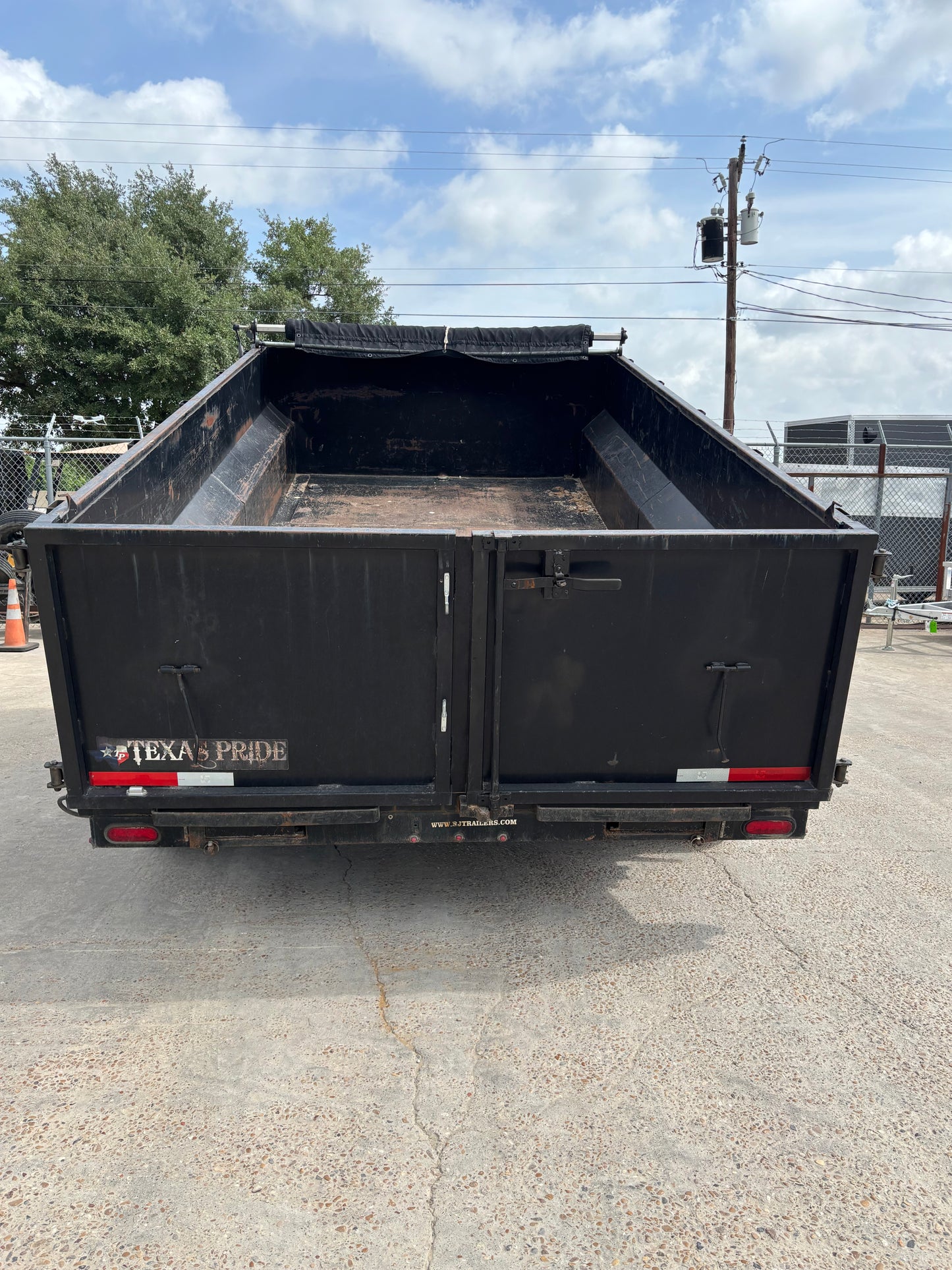 7 x 14' GN Dump Trailer Texas Pride #28790 - Used