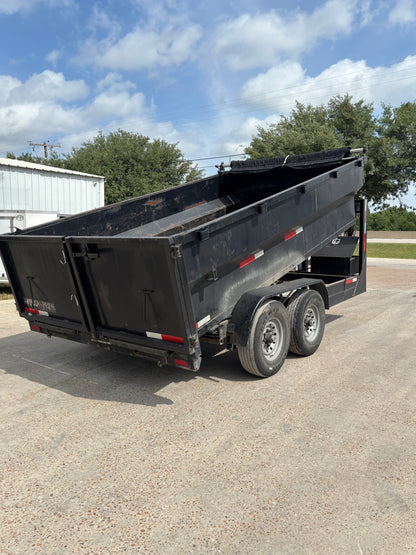 7 x 14' GN Dump Trailer Texas Pride #28790 - Used