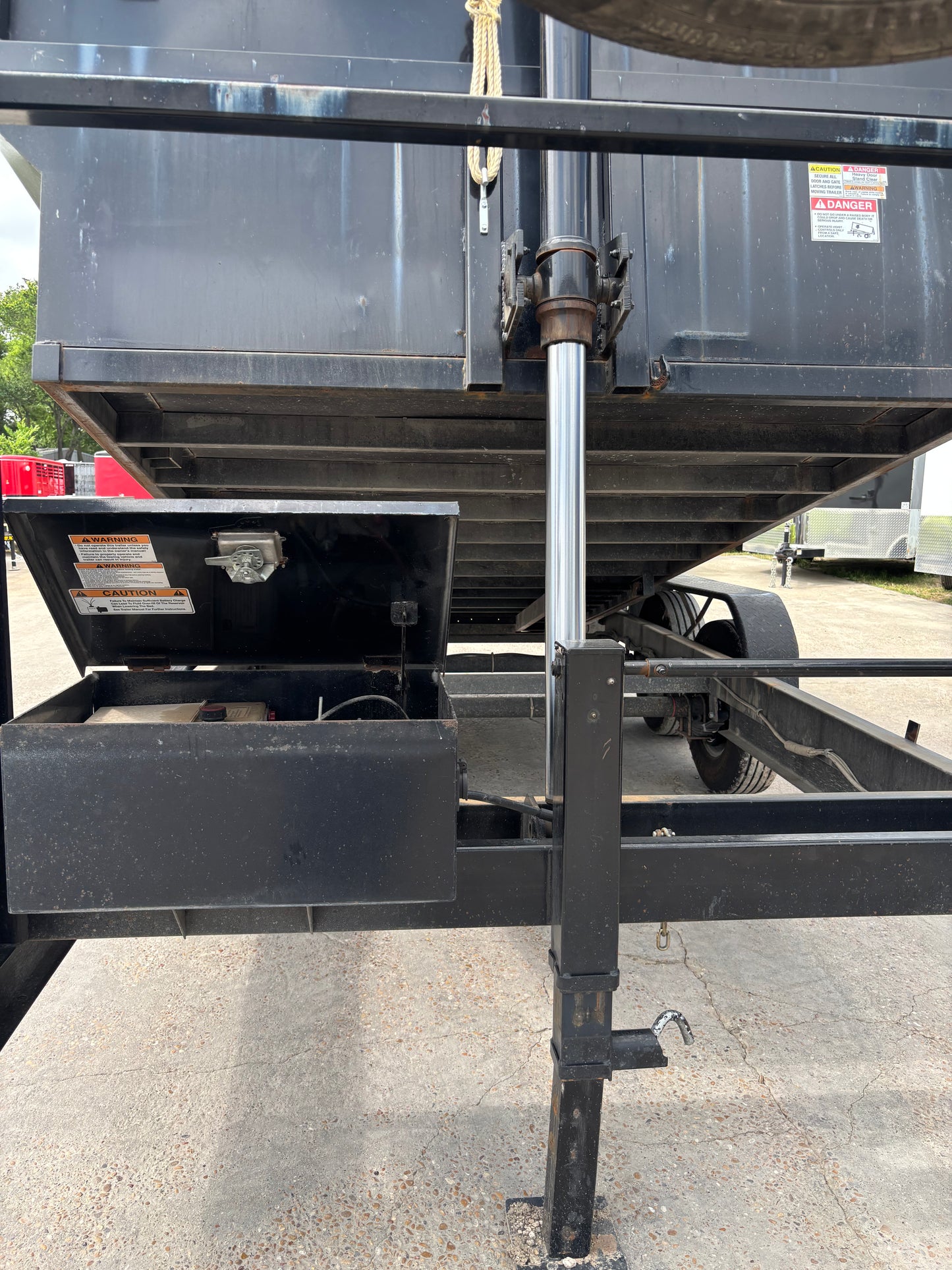 7 x 14' GN Dump Trailer Texas Pride #28790 - Used