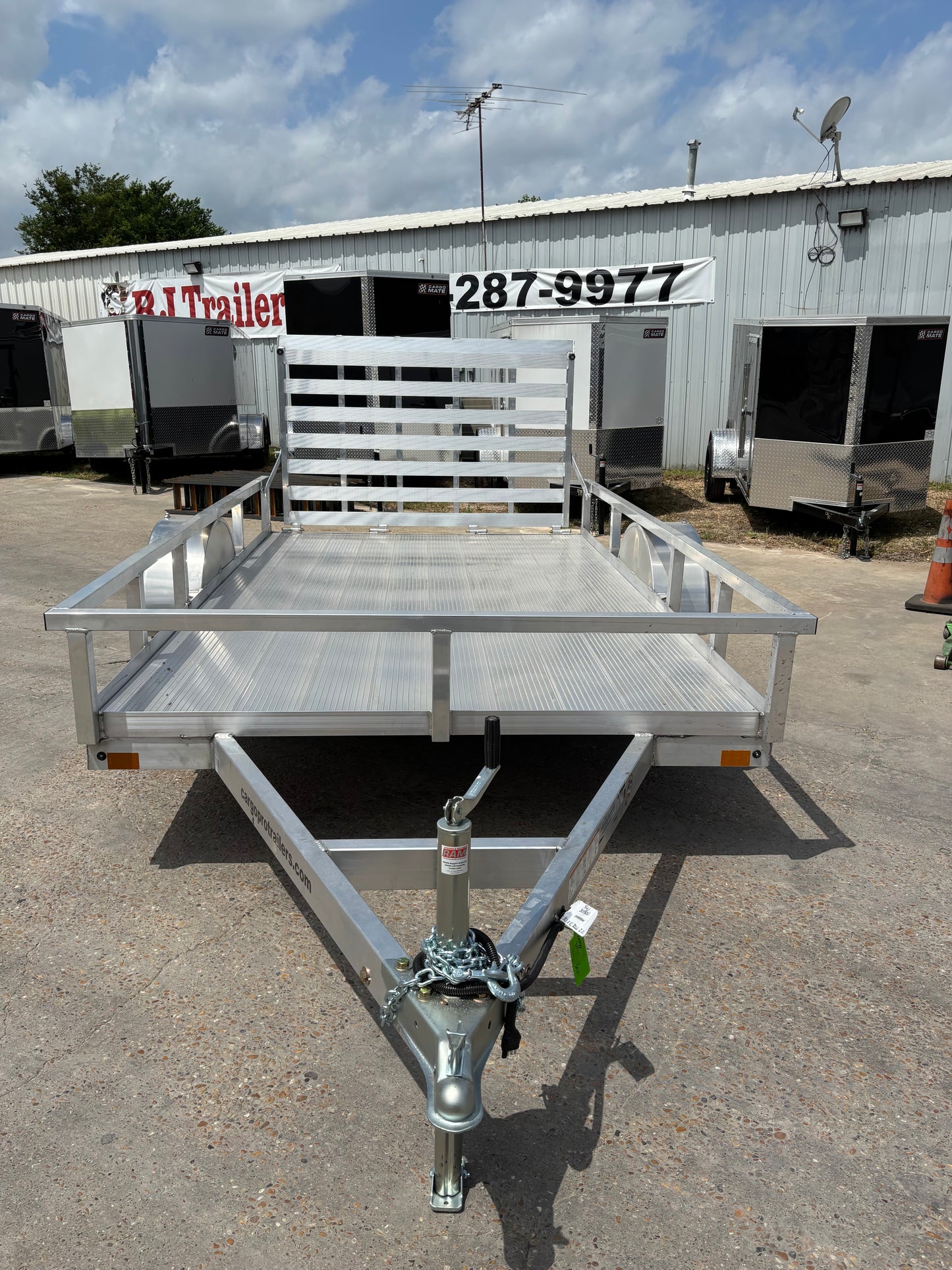80" x 12' SA Utility Trailer Alcom #U80X12-RW2.0