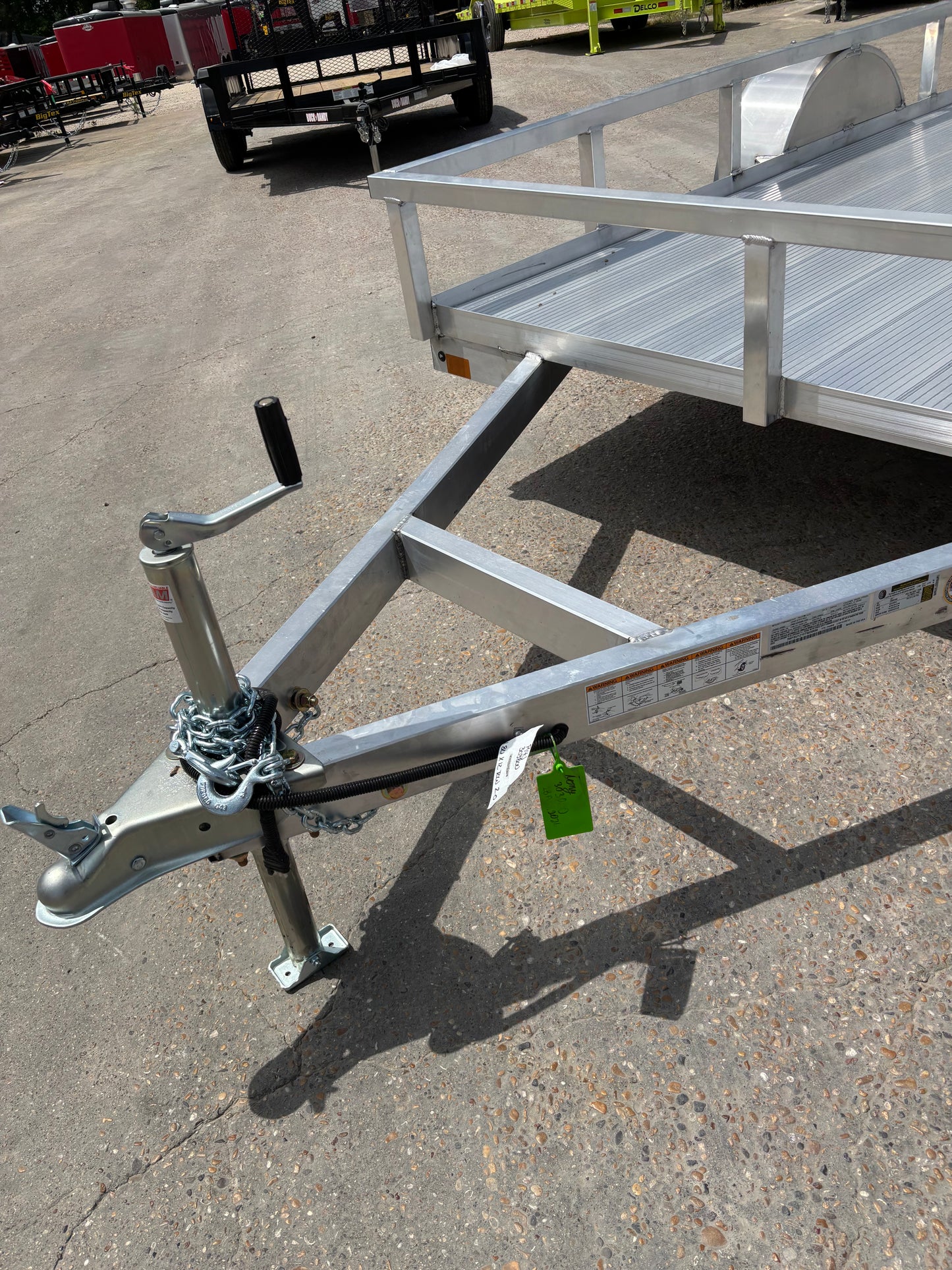 80" x 12' SA Utility Trailer Alcom #U80X12-RW2.0