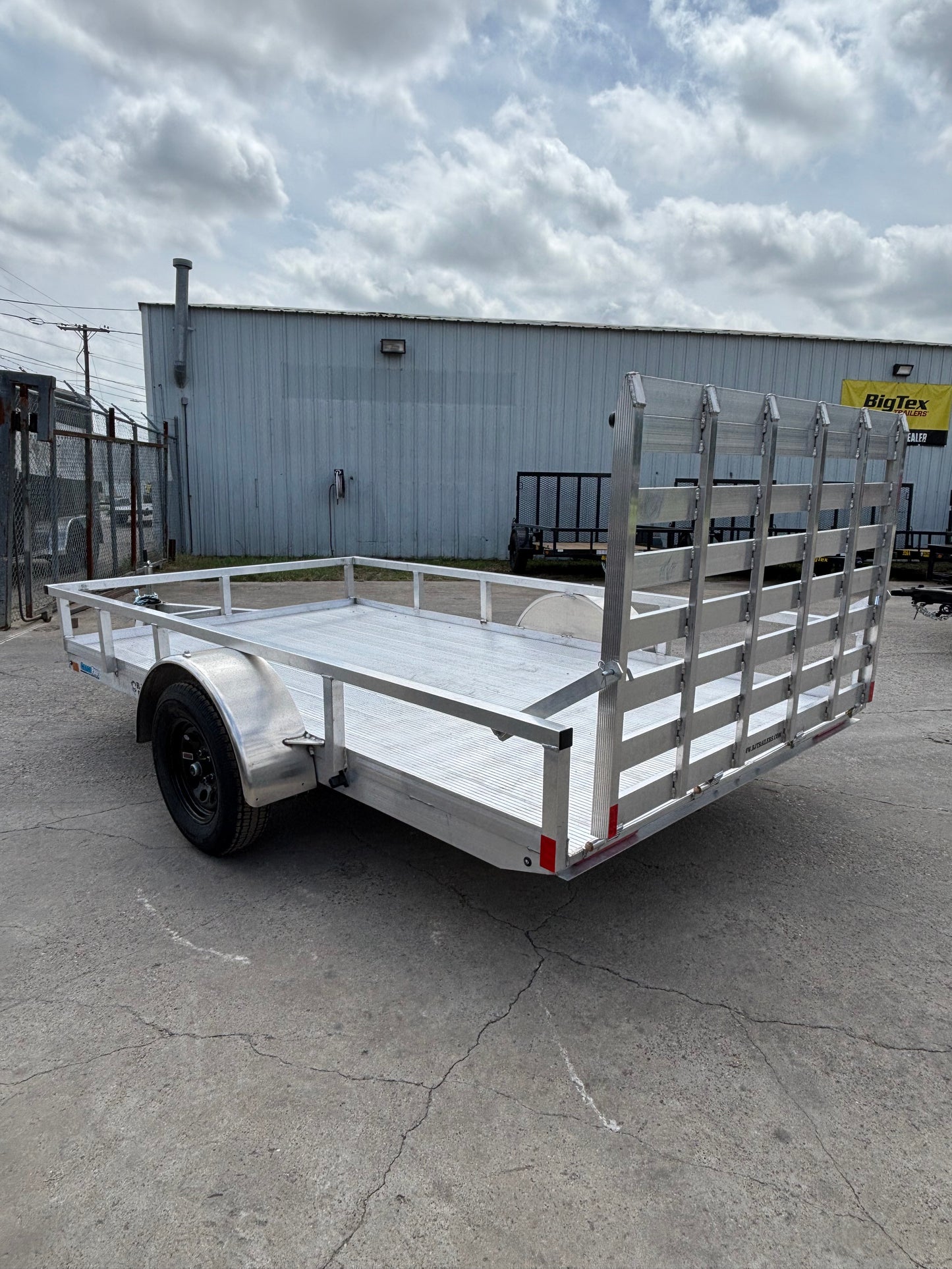80" x 12' SA Utility Trailer Alcom #U80X12-RW2.0