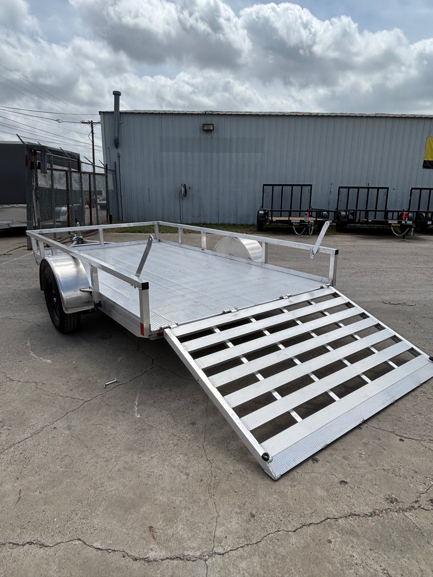 80" x 12' SA Utility Trailer Alcom #U80X12-RW2.0
