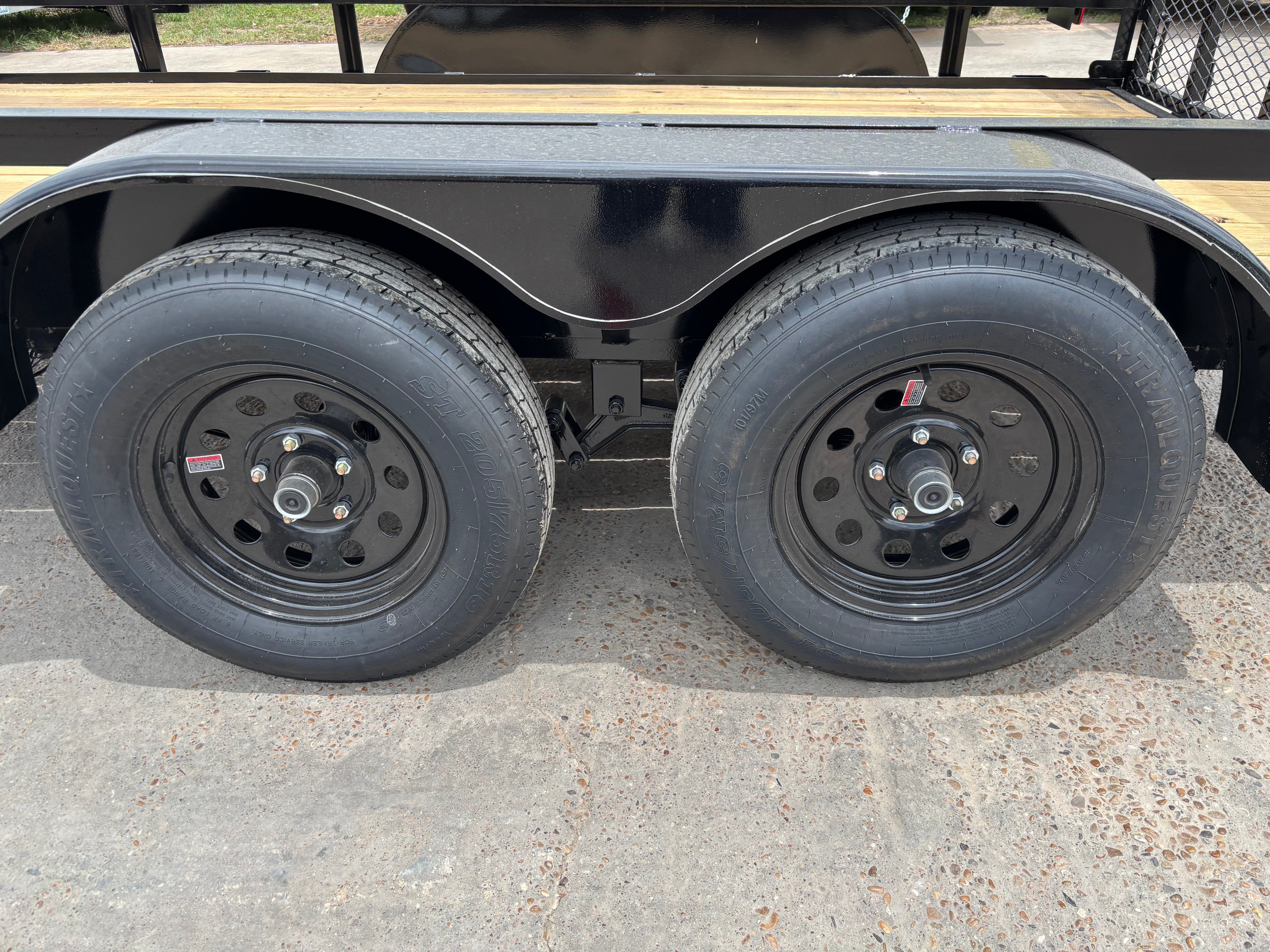 7' x 12' Buck Dandy Utility Trailer, Tandem Axle – RJ Trailers