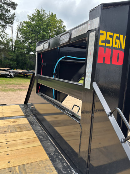 102 x 30' (25 + 5) GN Trailer Big Tex #25GN-30D5A-MRBK