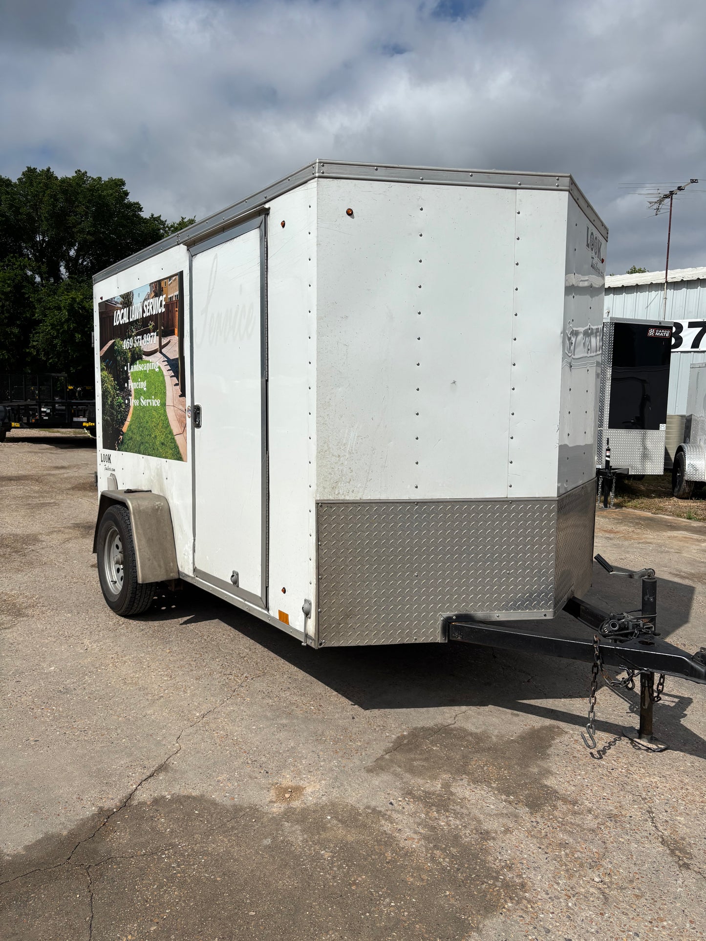 6 x 10' Enclosed Trailer Look Cargo #00923 - Used