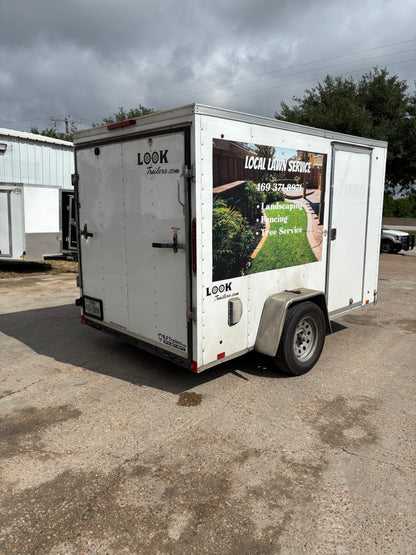 6 x 10' Enclosed Trailer Look Cargo #00923 - Used