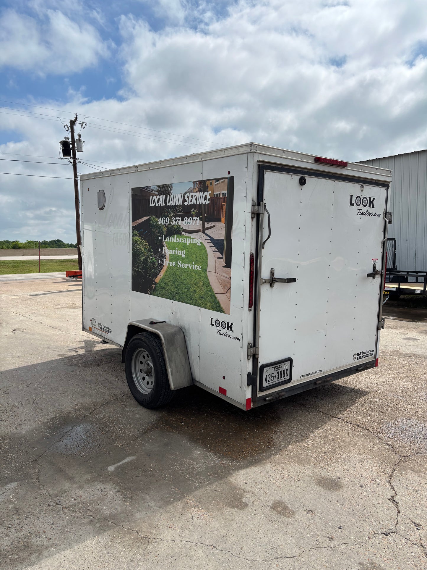 6 x 10' Enclosed Trailer Look Cargo #00923 - Used