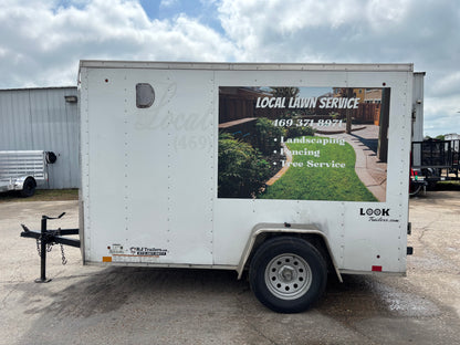 6 x 10' Enclosed Trailer Look Cargo #00923 - Used