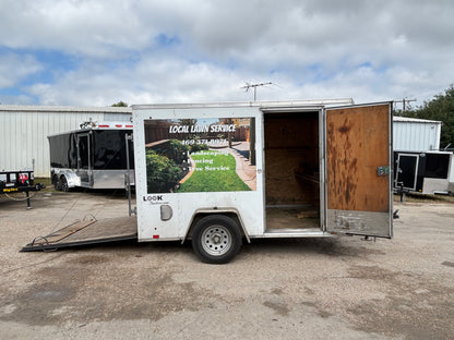 6 x 10' Enclosed Trailer Look Cargo #00923 - Used