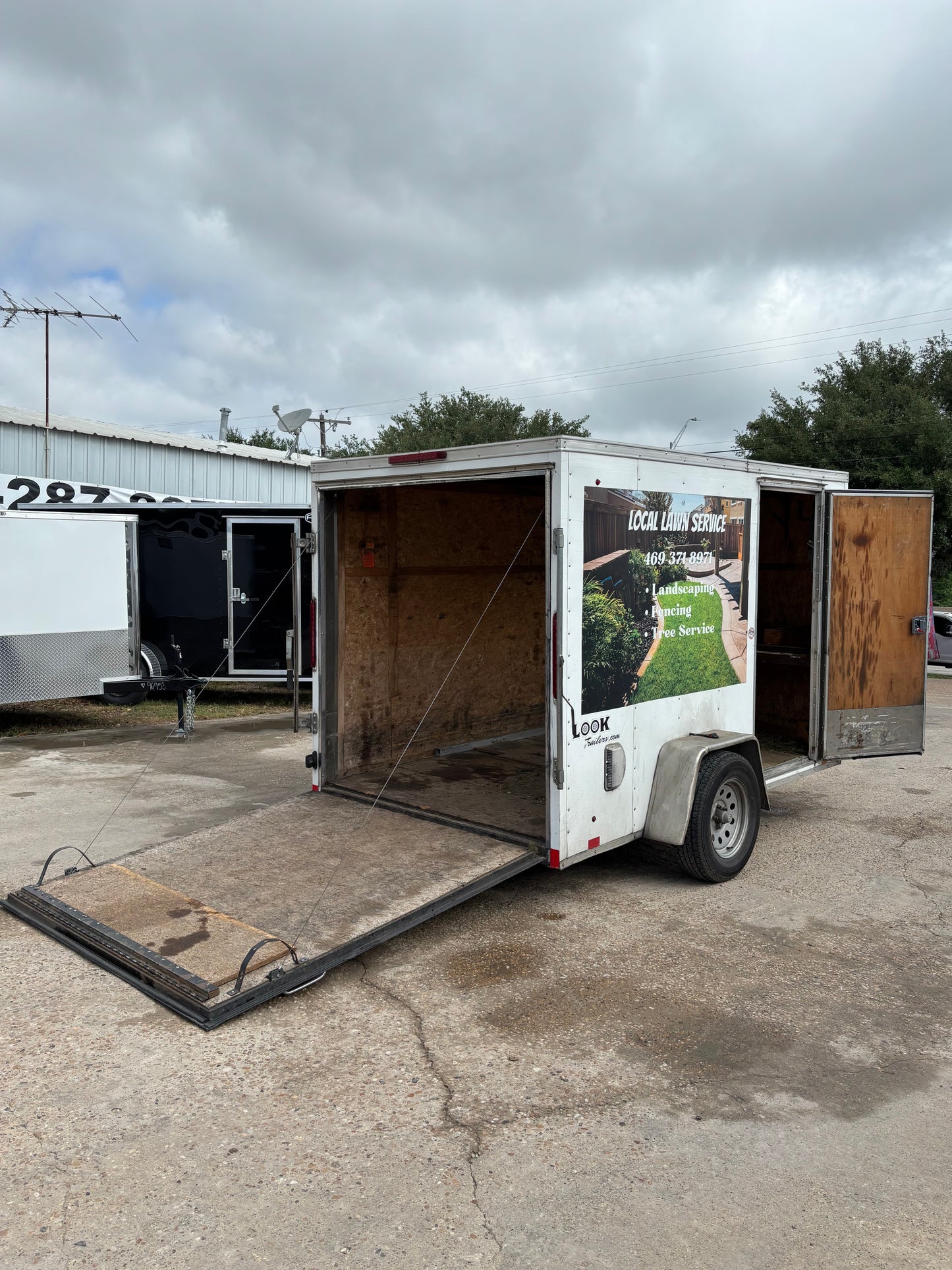 6 x 10' Enclosed Trailer Look Cargo #00923 - Used