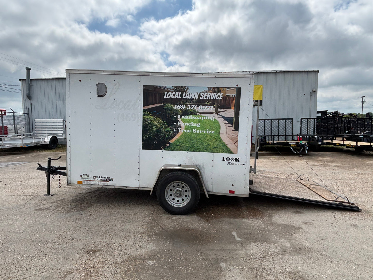6 x 10' Enclosed Trailer Look Cargo #00923 - Used