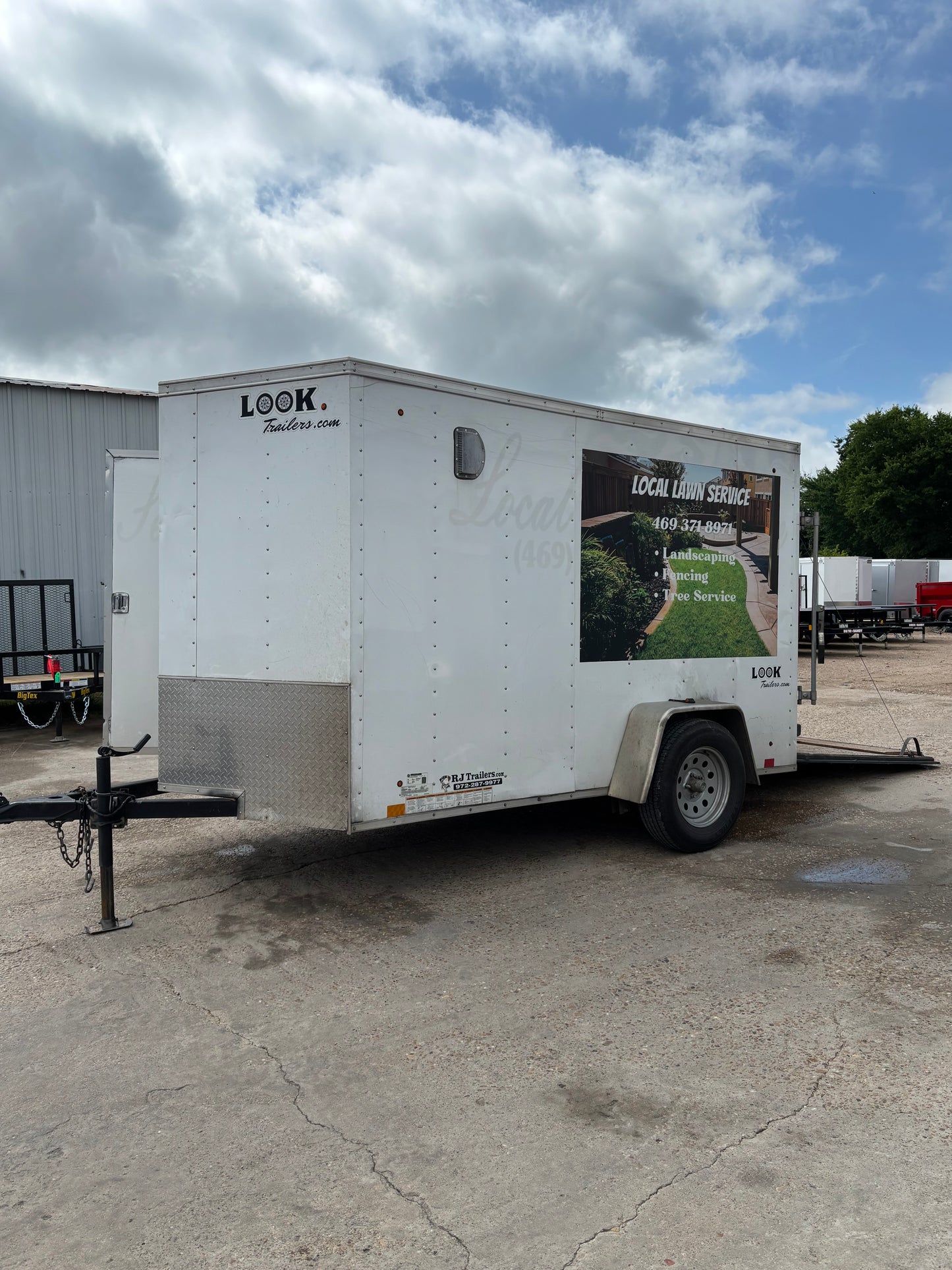 6 x 10' Enclosed Trailer Look Cargo #00923 - Used