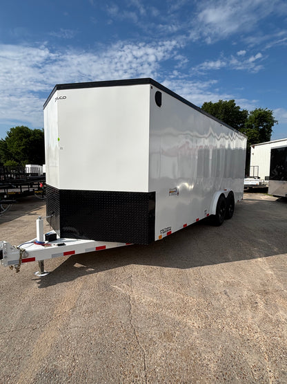 8' x 20' All-Steel Enclosed Trailer Cargo Delco #E820
