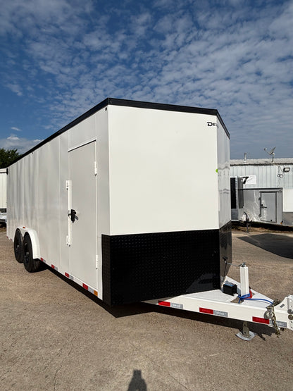8' x 20' All-Steel Enclosed Trailer Cargo Delco #E820