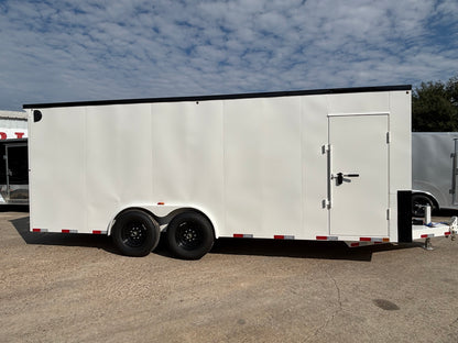 8' x 20' All-Steel Enclosed Trailer Cargo Delco #E820