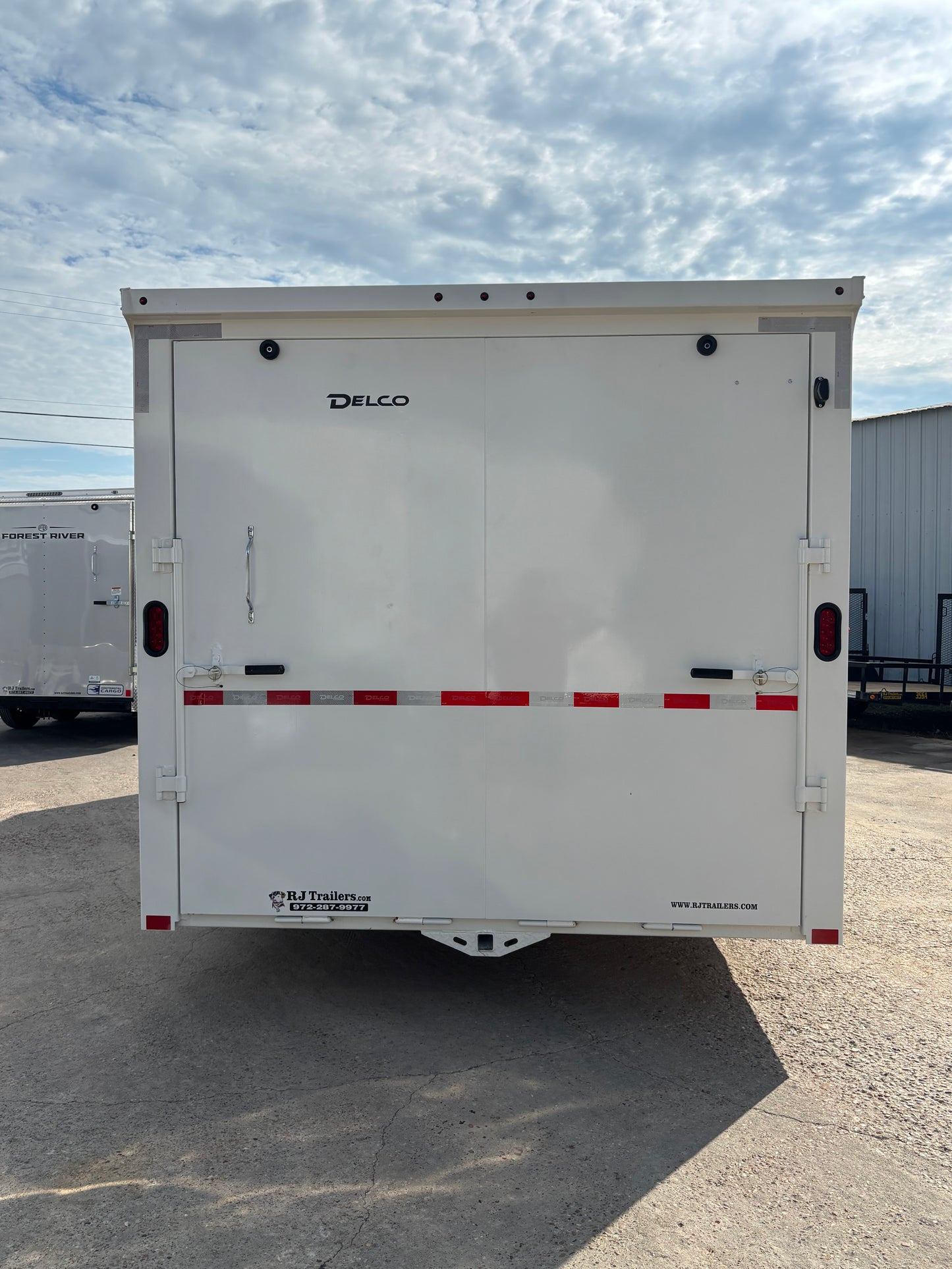 8' x 20' All-Steel Enclosed Trailer Cargo Delco #E820