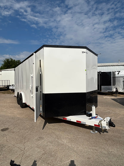 8' x 20' All-Steel Enclosed Trailer Cargo Delco #E820