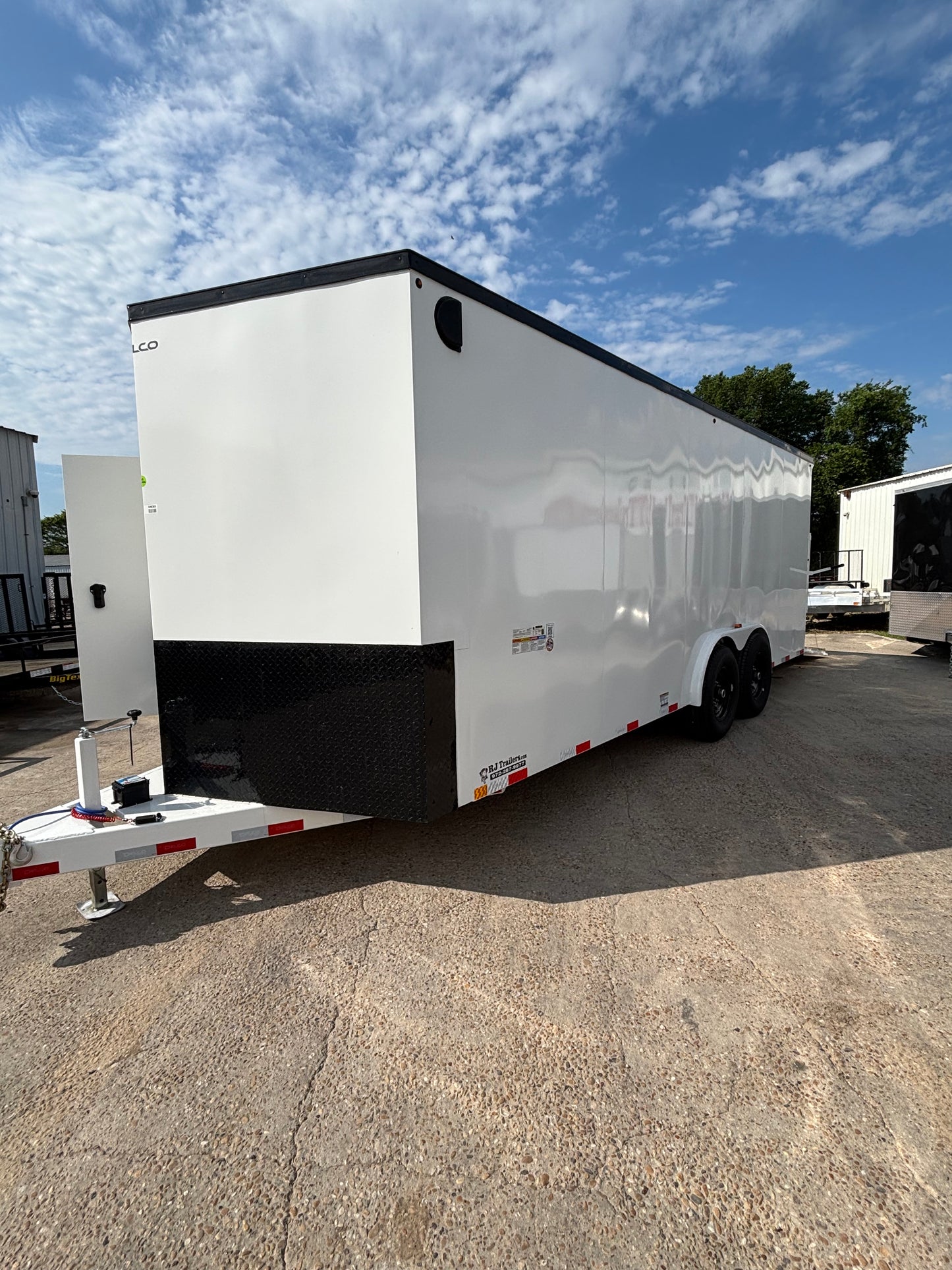 8' x 20' All-Steel Enclosed Trailer Cargo Delco #E820