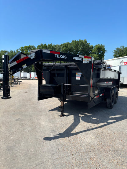 7 x 12' GN Dump Trailer Texas Pride #77578 - Used