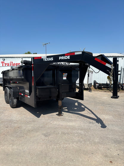 7 x 12' GN Dump Trailer Texas Pride #77578 - Used