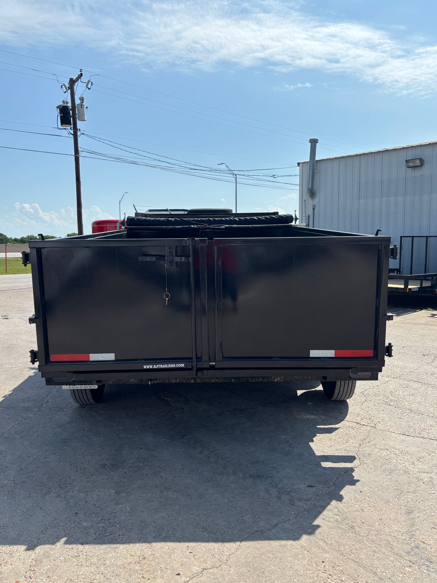 7 x 12' GN Dump Trailer Texas Pride #77578 - Used