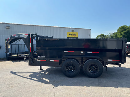 7 x 12' GN Dump Trailer Texas Pride #77578 - Used