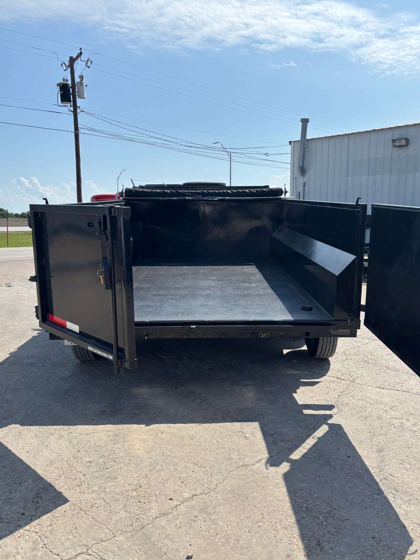 7 x 12' GN Dump Trailer Texas Pride #77578 - Used
