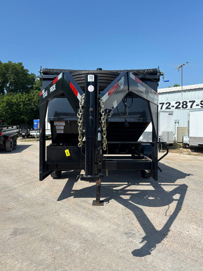 7 x 12' GN Dump Trailer Texas Pride #77578 - Used