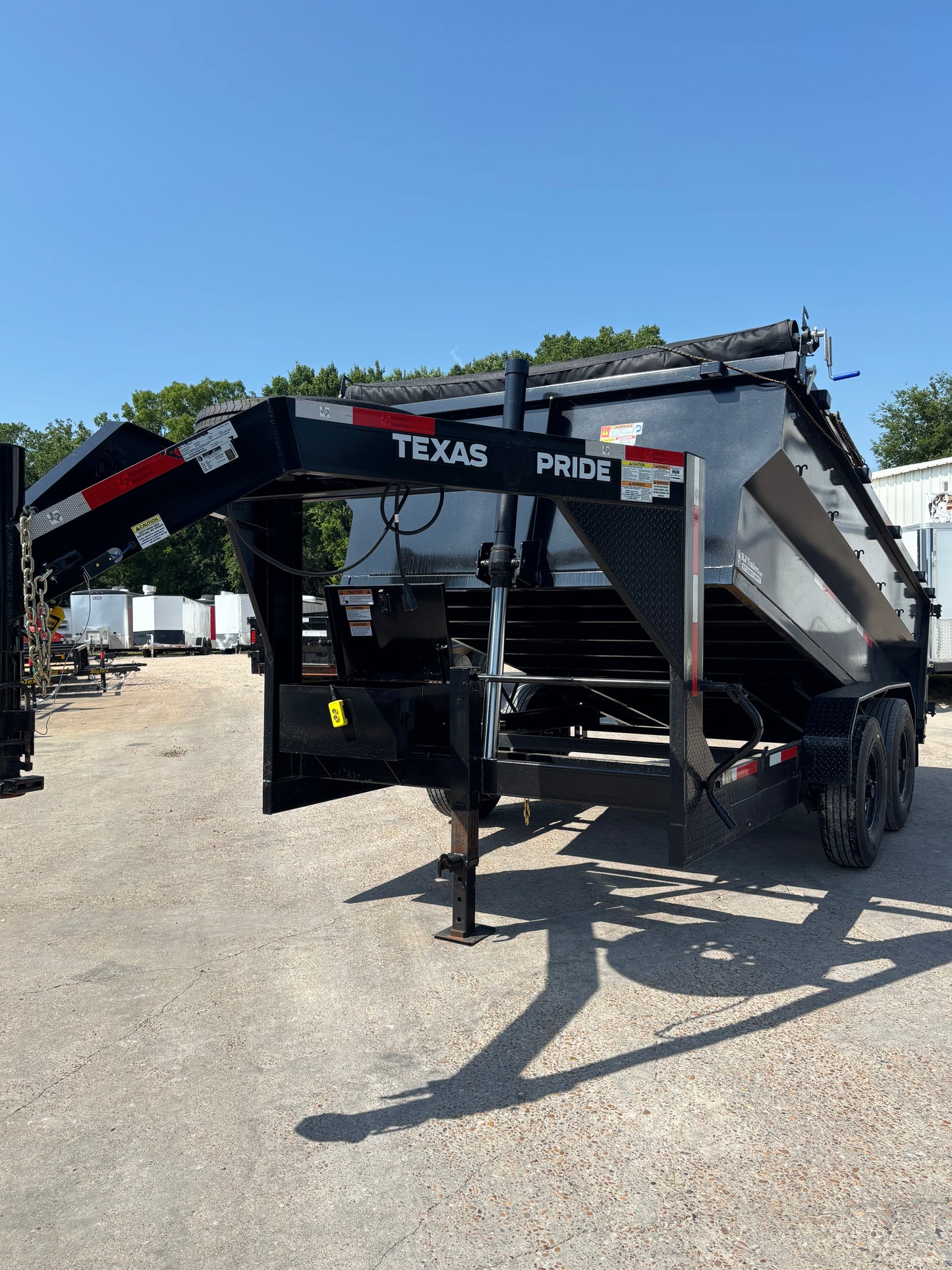 7 x 12' GN Dump Trailer Texas Pride #77578 - Used