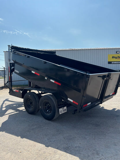 7 x 12' GN Dump Trailer Texas Pride #77578 - Used