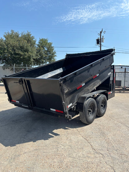 7 x 12' GN Dump Trailer Texas Pride #77578 - Used