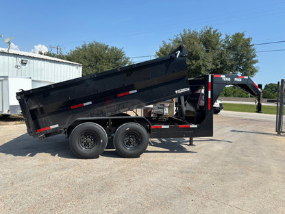 7 x 12' GN Dump Trailer Texas Pride #77578 - Used