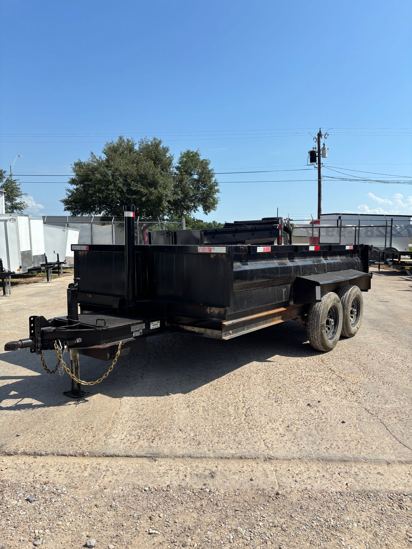 7' x 12' BP Dump Trailer Texoma #77578 - Used