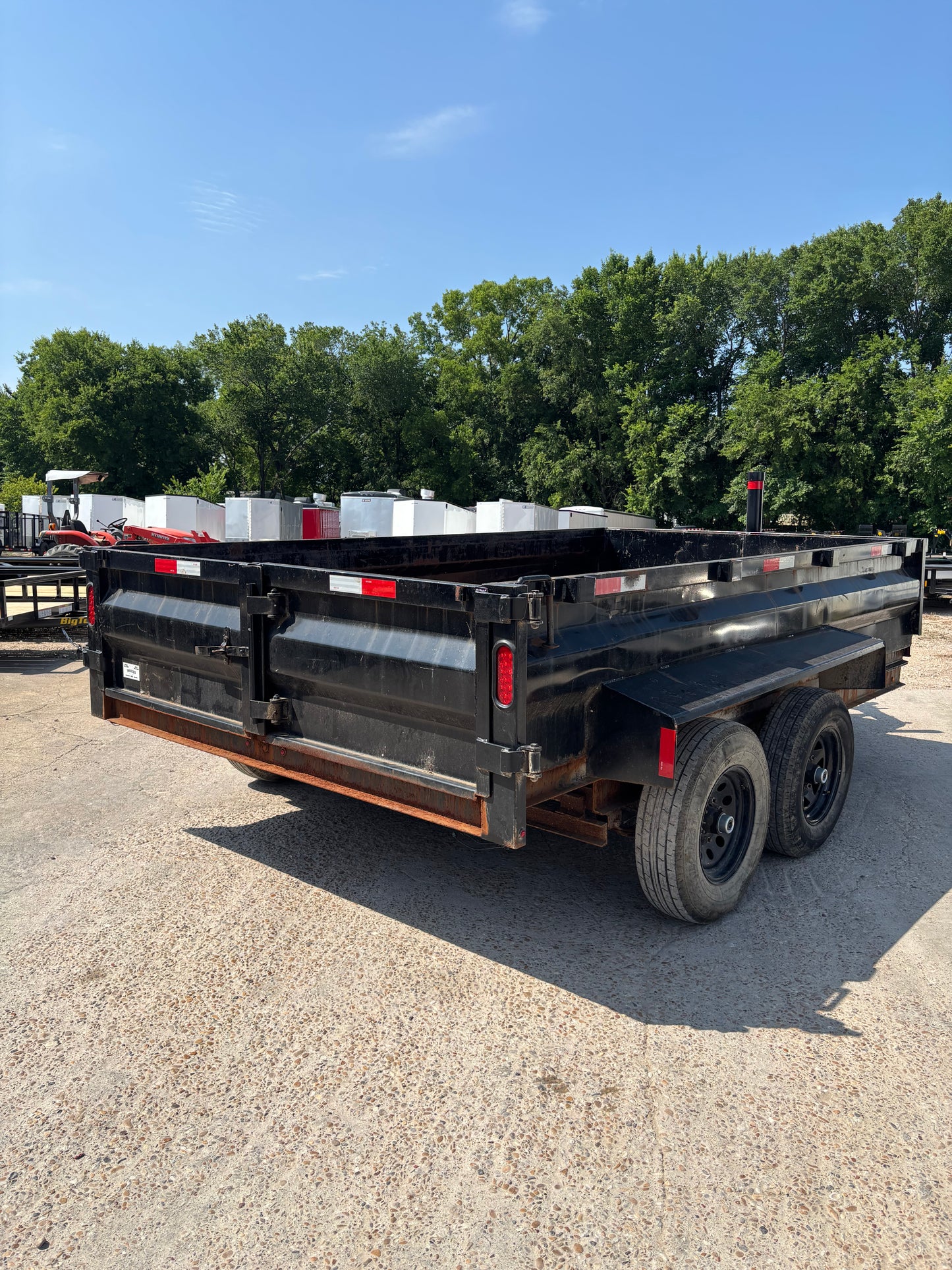 7' x 12' BP Dump Trailer Texoma #77578 - Used