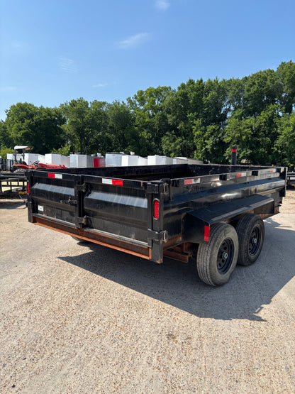 7' x 12' BP Dump Trailer Texoma #77578 - Used