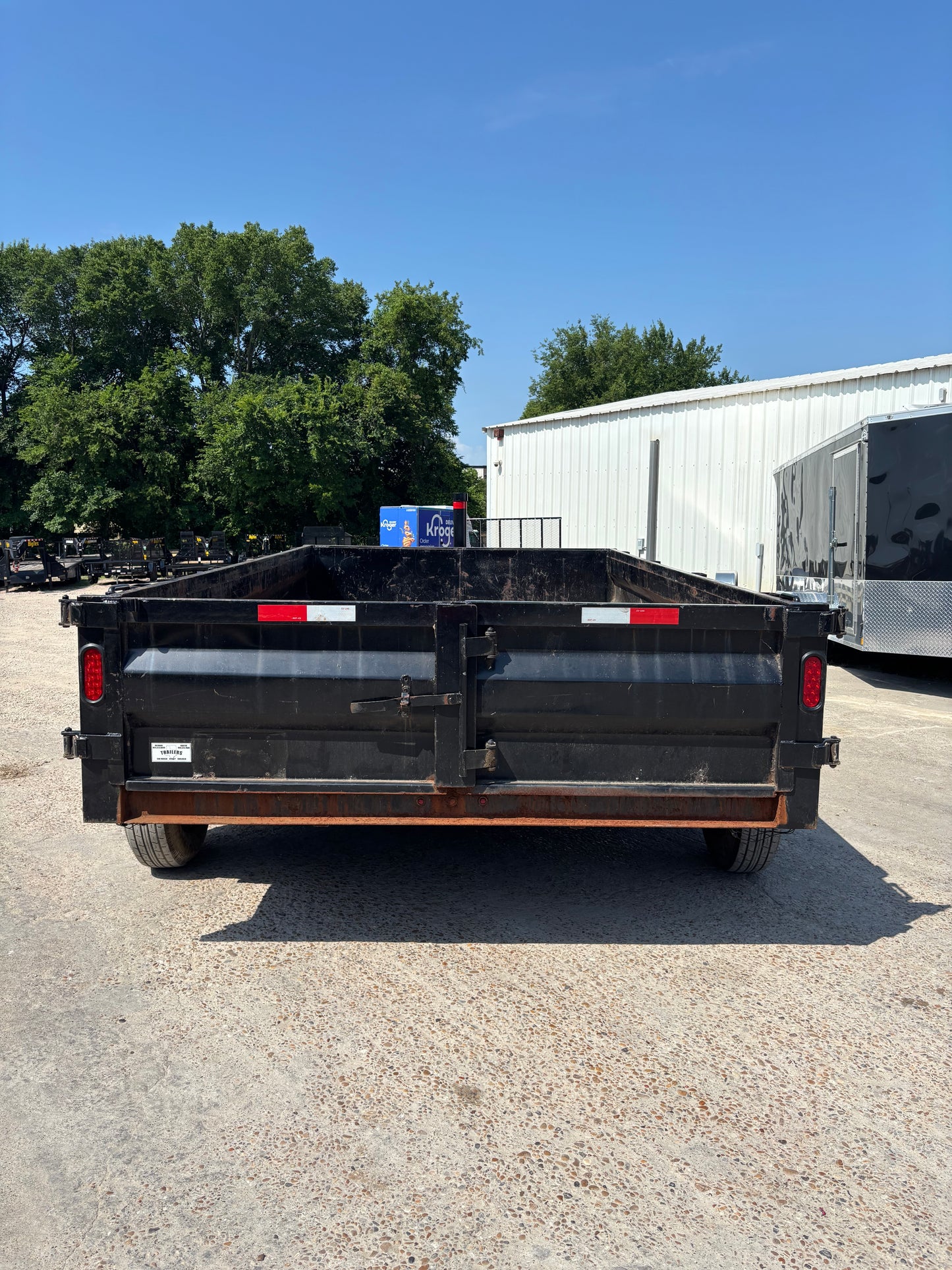 7' x 12' BP Dump Trailer Texoma #77578 - Used