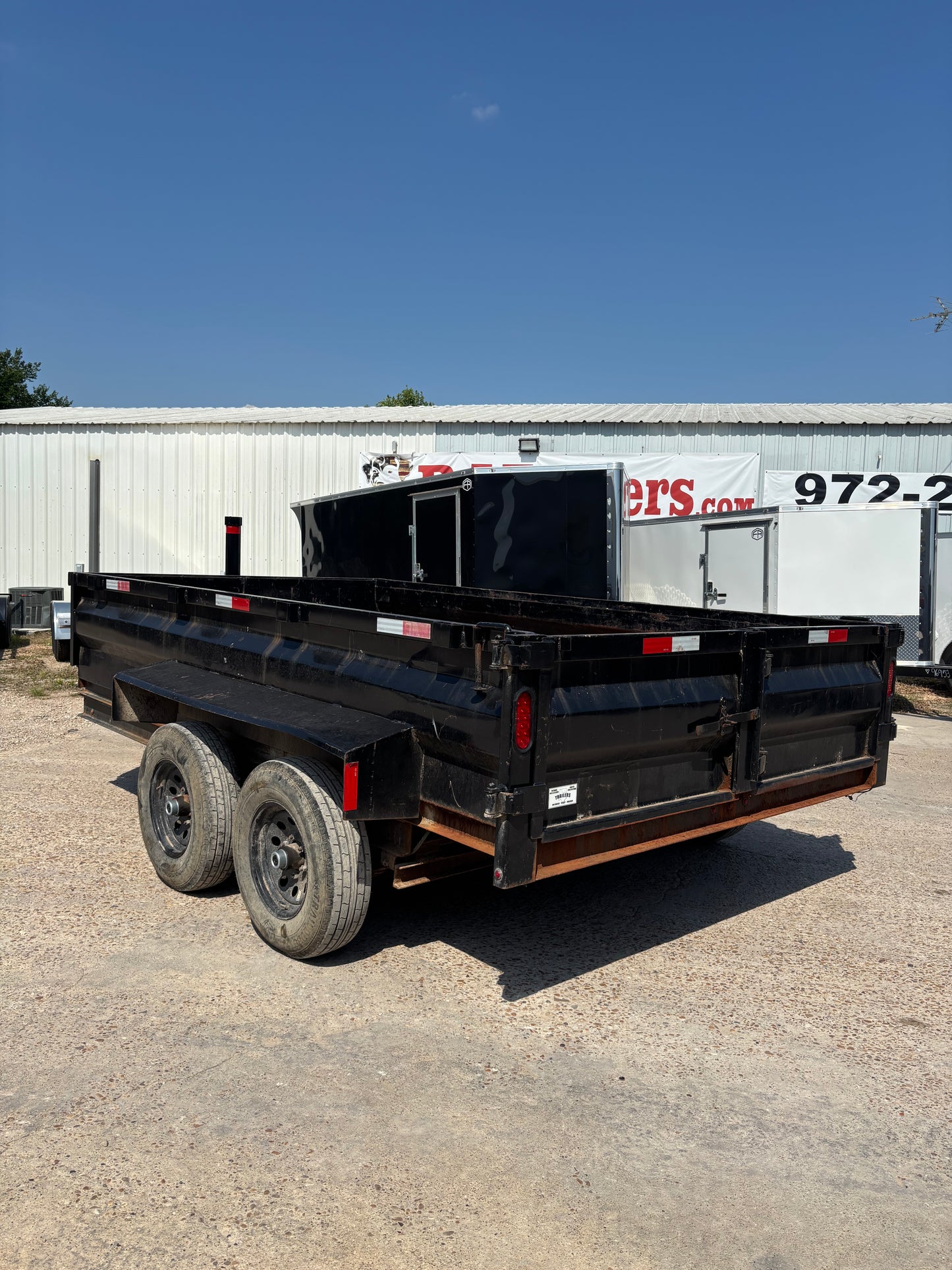 7' x 12' BP Dump Trailer Texoma #77578 - Used