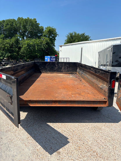 7' x 12' BP Dump Trailer Texoma #77578 - Used