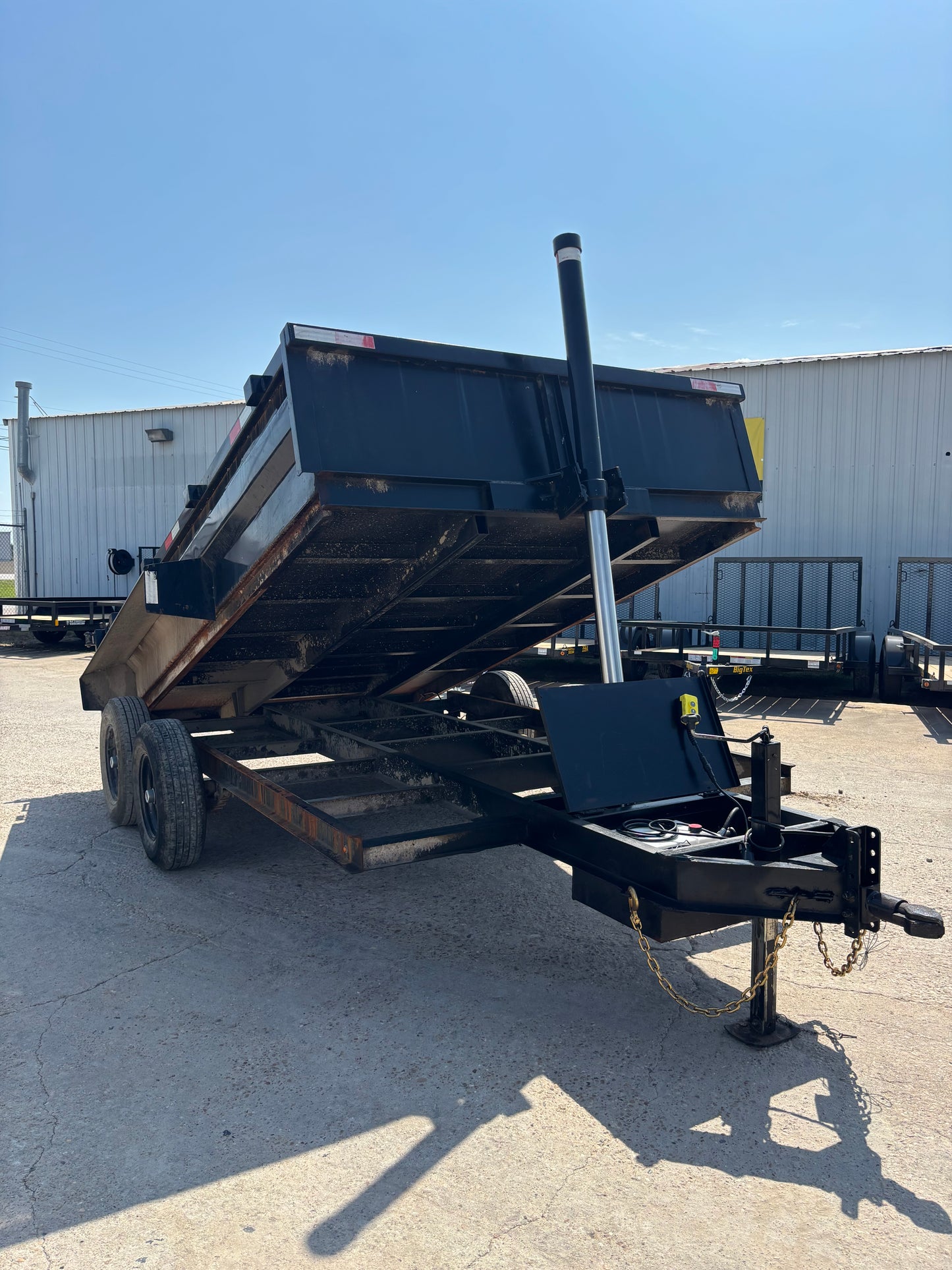 7' x 12' BP Dump Trailer Texoma #77578 - Used