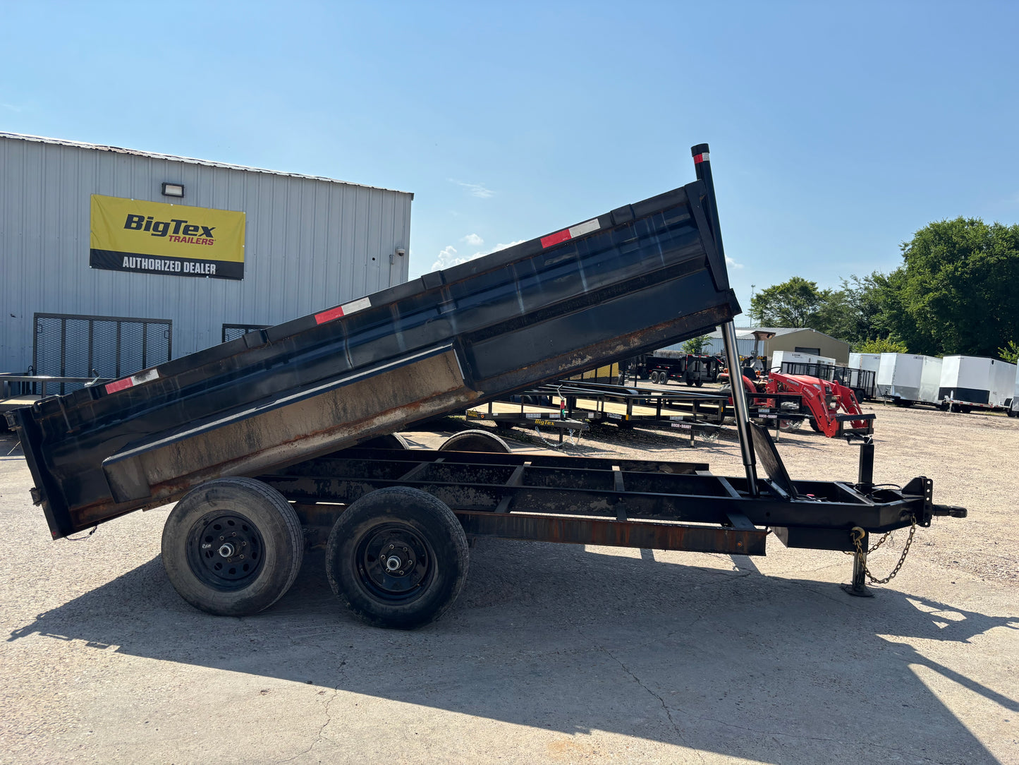7' x 12' BP Dump Trailer Texoma #77578 - Used