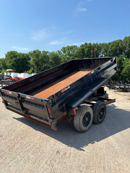 7' x 12' BP Dump Trailer Texoma #77578 - Used