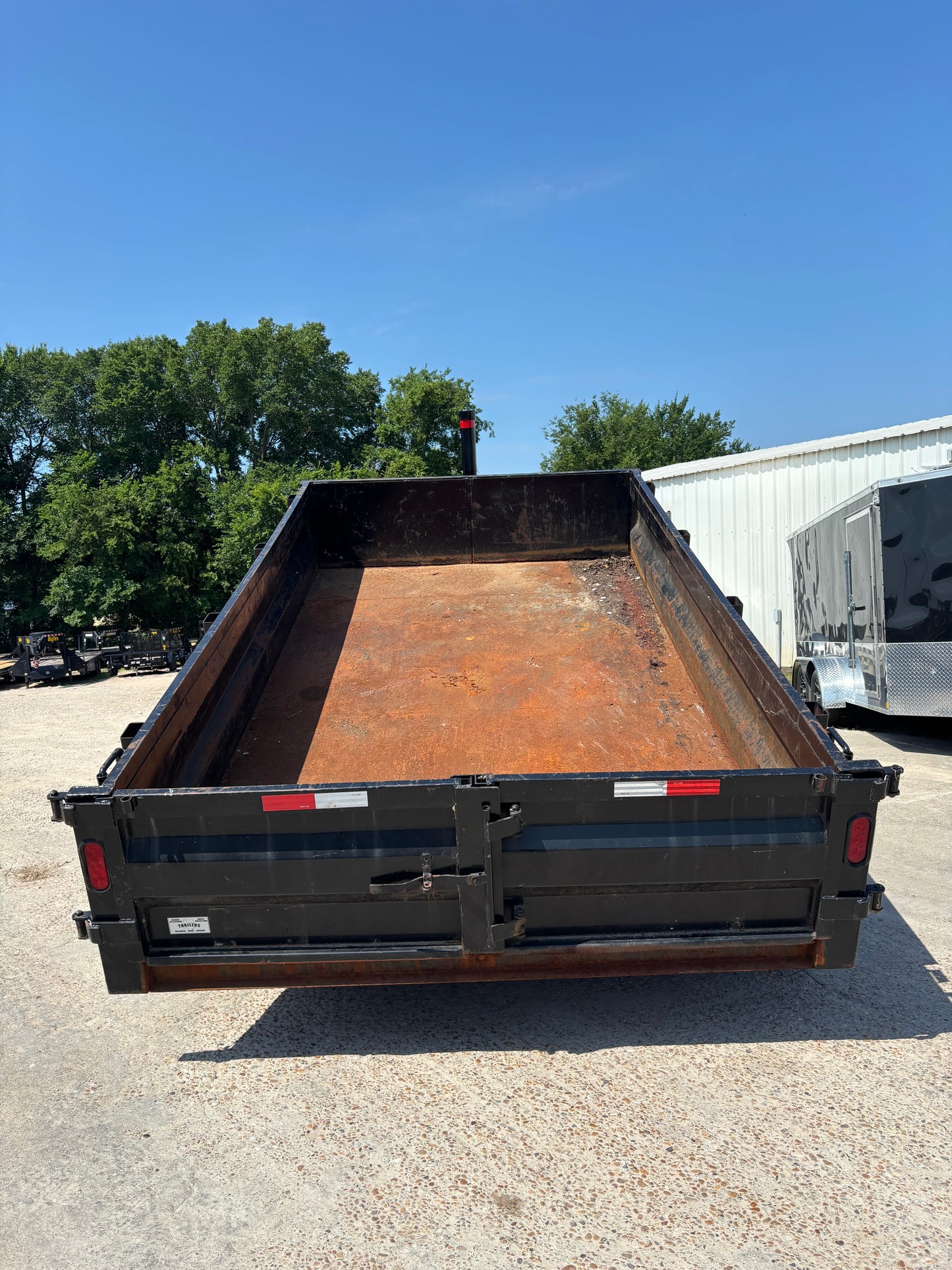 7' x 12' BP Dump Trailer Texoma #77578 - Used