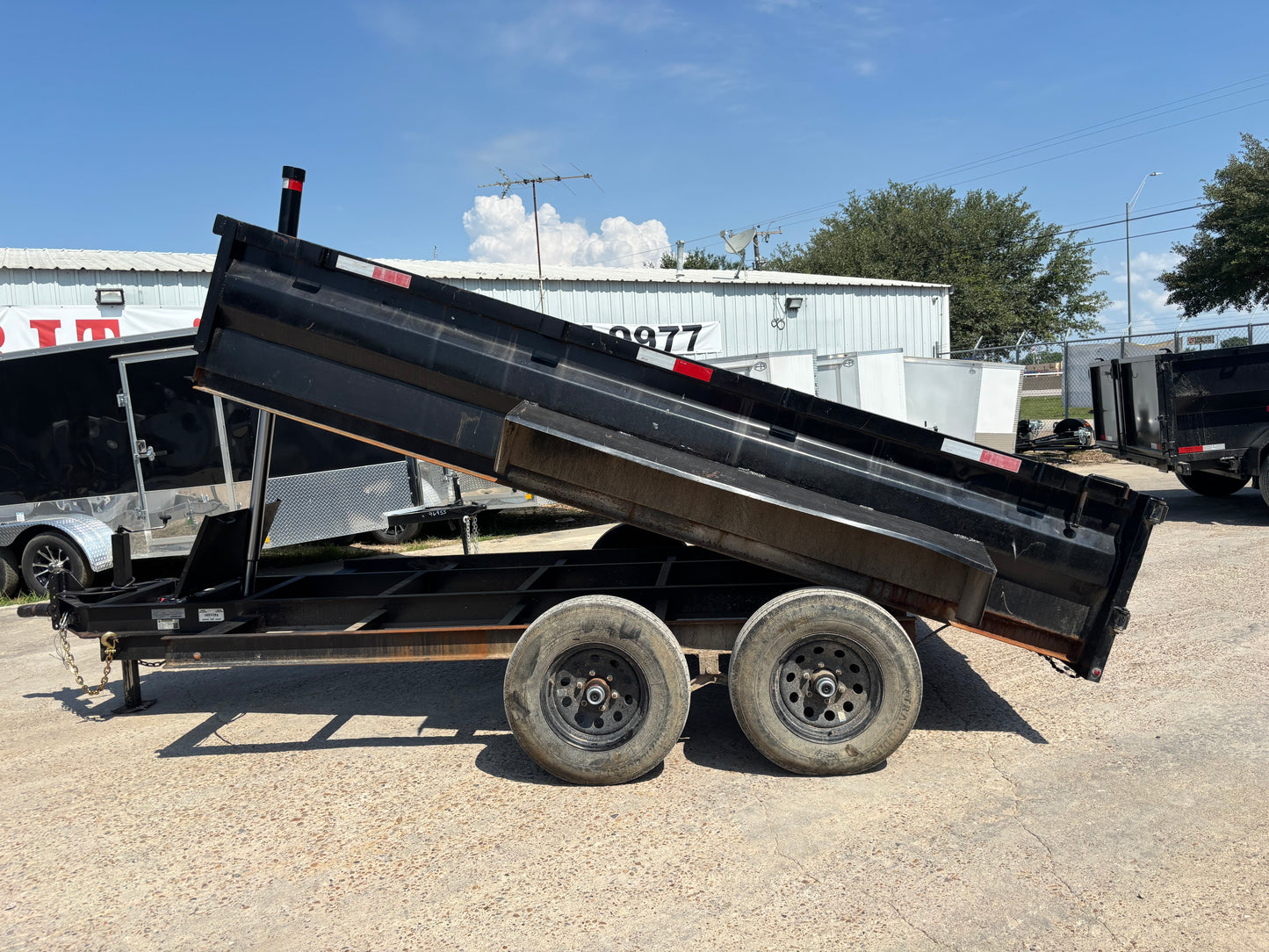 7' x 12' BP Dump Trailer Texoma #77578 - Used