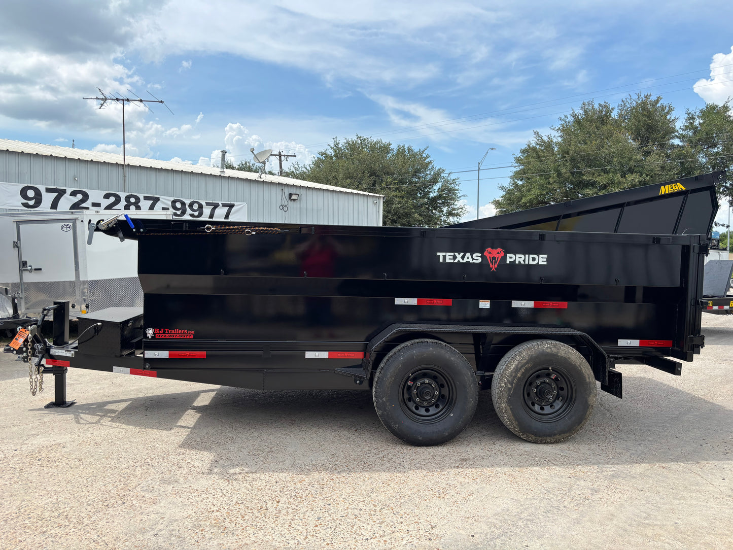 7 x 14' BP Dump Trailer Texas Pride #DT-7143-16KBP