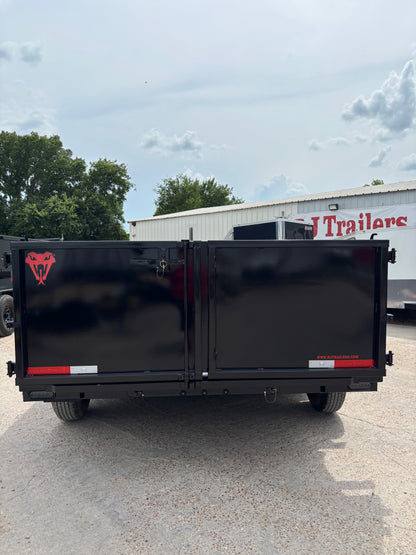 7 x 14' BP Dump Trailer Texas Pride #DT-7143-16KBP